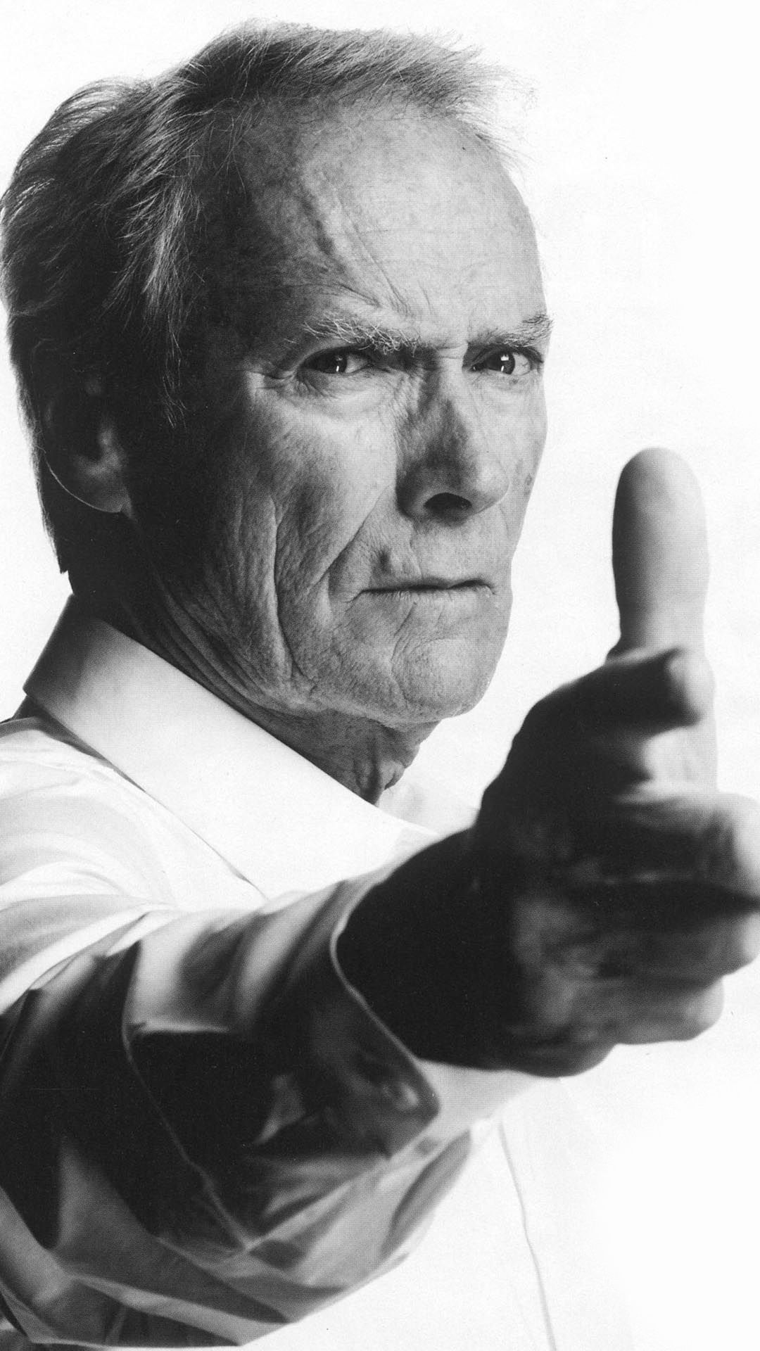 Celebrity Clint Eastwood (1080x1920) Wallpaper