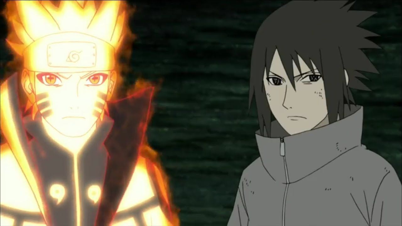 Naruto and Sasuke Combined Attack! Susanoo and Kyuubi Fusion