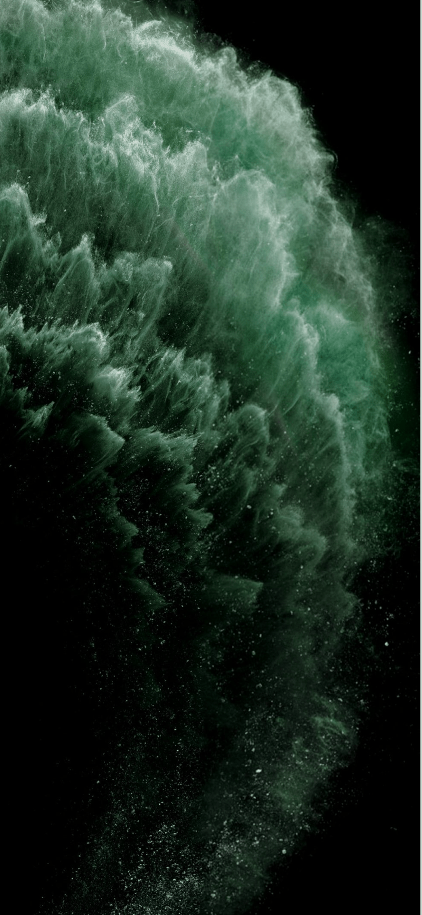 iPhone 11 Pro Wallpaper (YTECHB Exclusive). iPhone wallpaper green, iPhone wallpaper ios, iPhone homescreen wallpaper