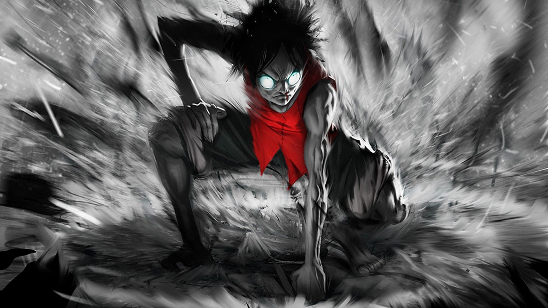 One Piece Luffy HD Desktop Wallpaper > Flip Wallpaper > Download