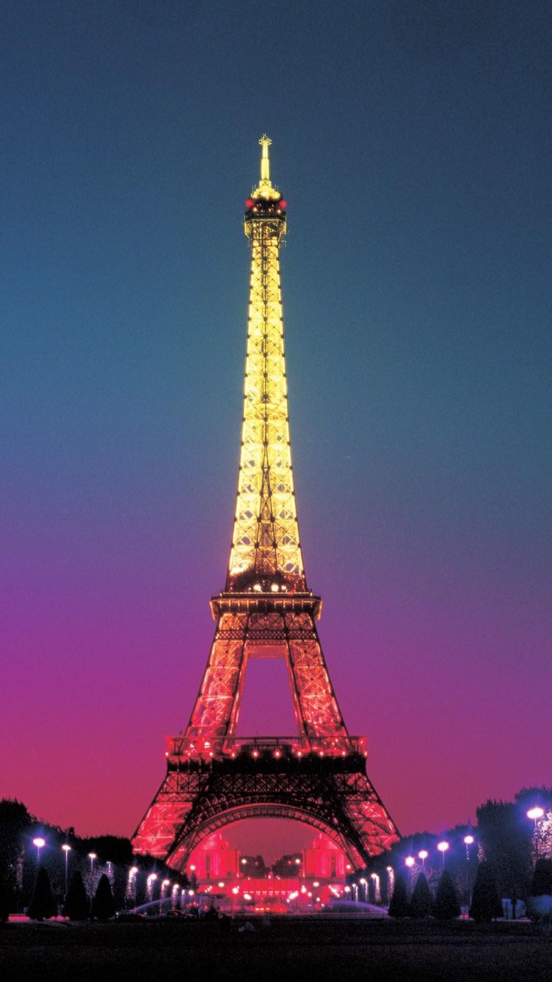 Eiffel Tower at Night Paris France Wallpaper HD Wallpaper ID