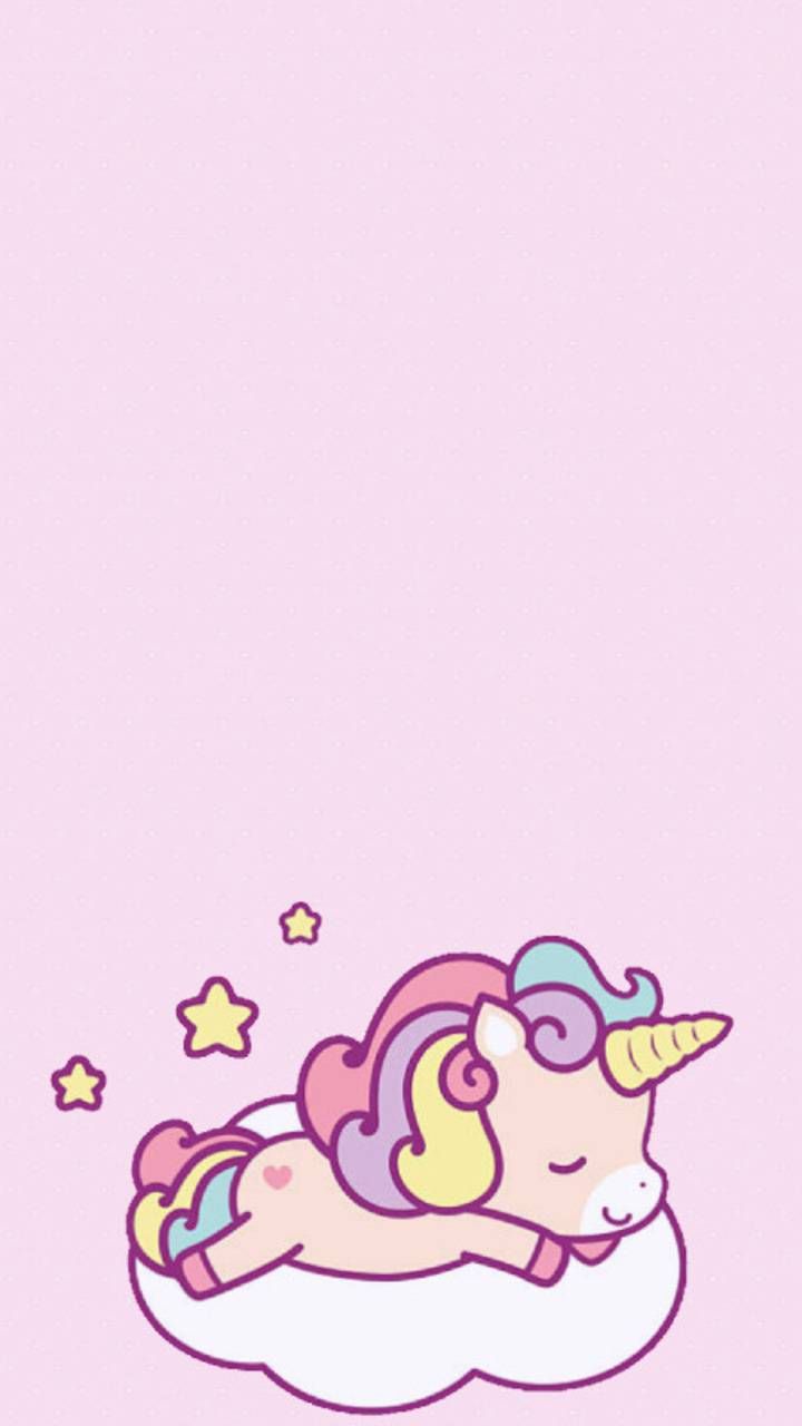 Sleepy Unicorn wallpaper