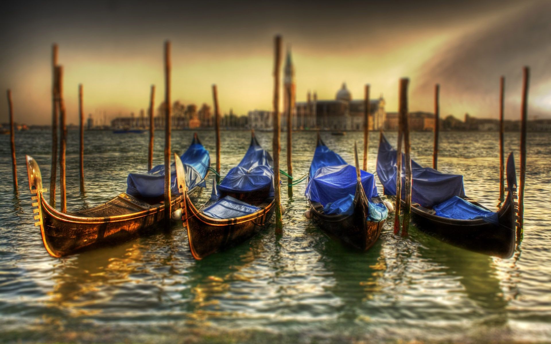 Gondolas At Sunset Wallpapers - Wallpaper Cave