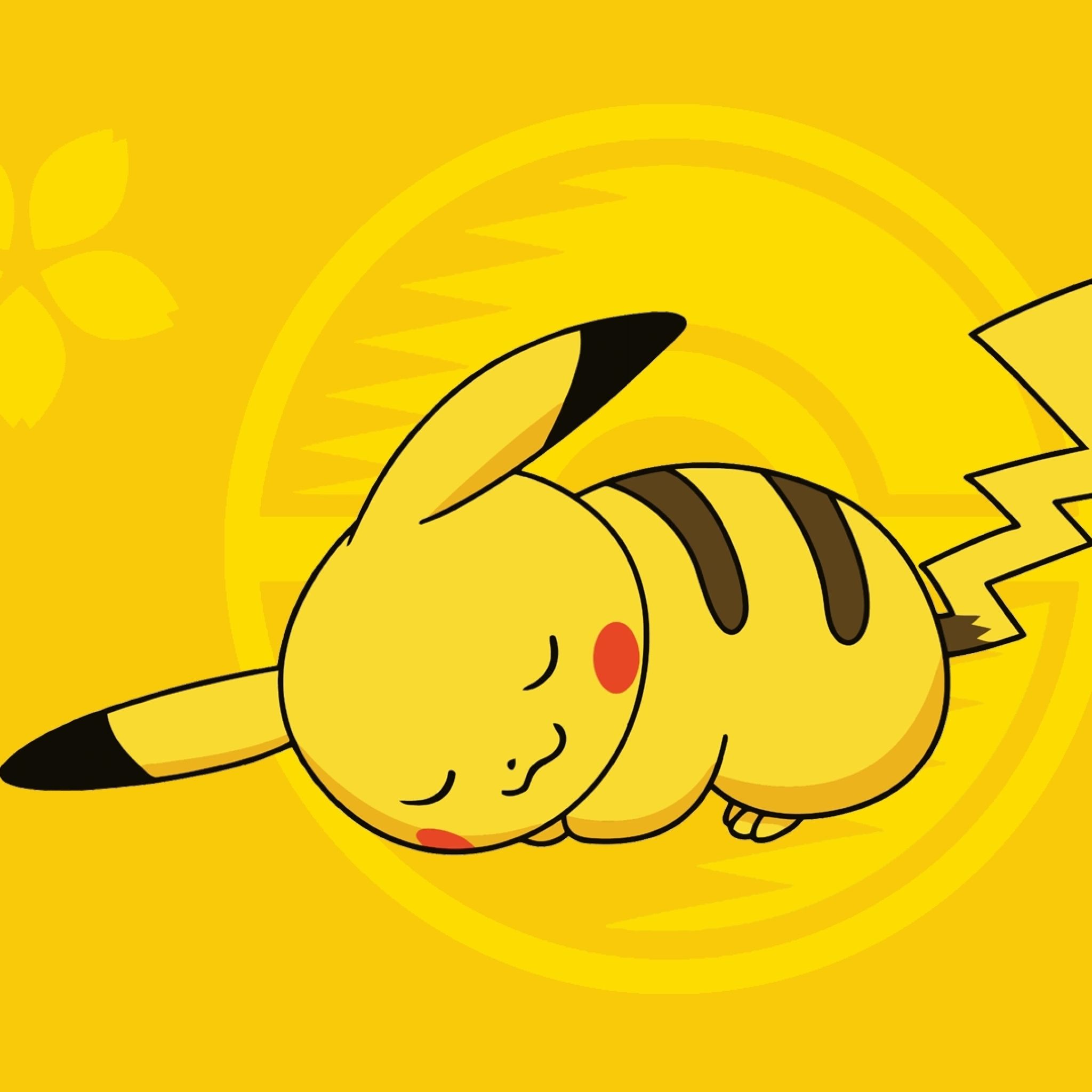 Sleepy Pikachu Tap To See More Cool Pokemon Mobile Pikachu Wallpaper & Background Download