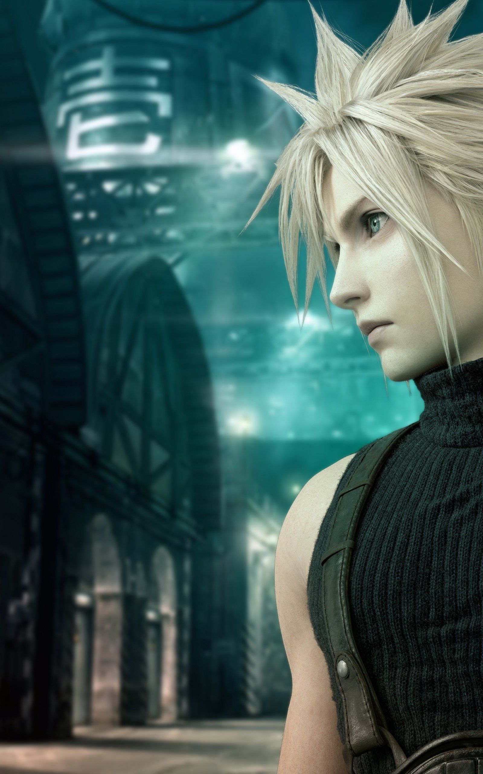 Download 1600x2560 Cloud Strife, Final Fantasy Vii: Remake, Jrpg