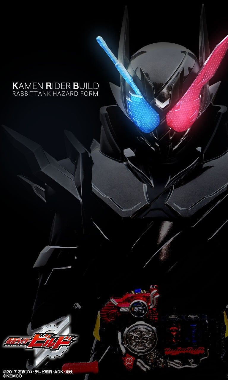 Kamen Rider Build RabbitTank Hazard KEMCO Official. Seni anime