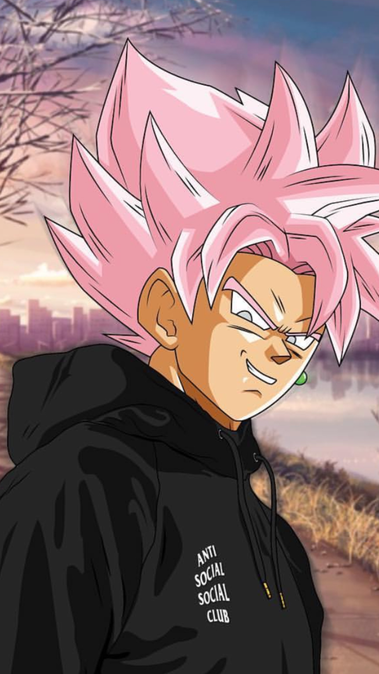 Super Saiyan Pink Goku Black Credits: on instagram