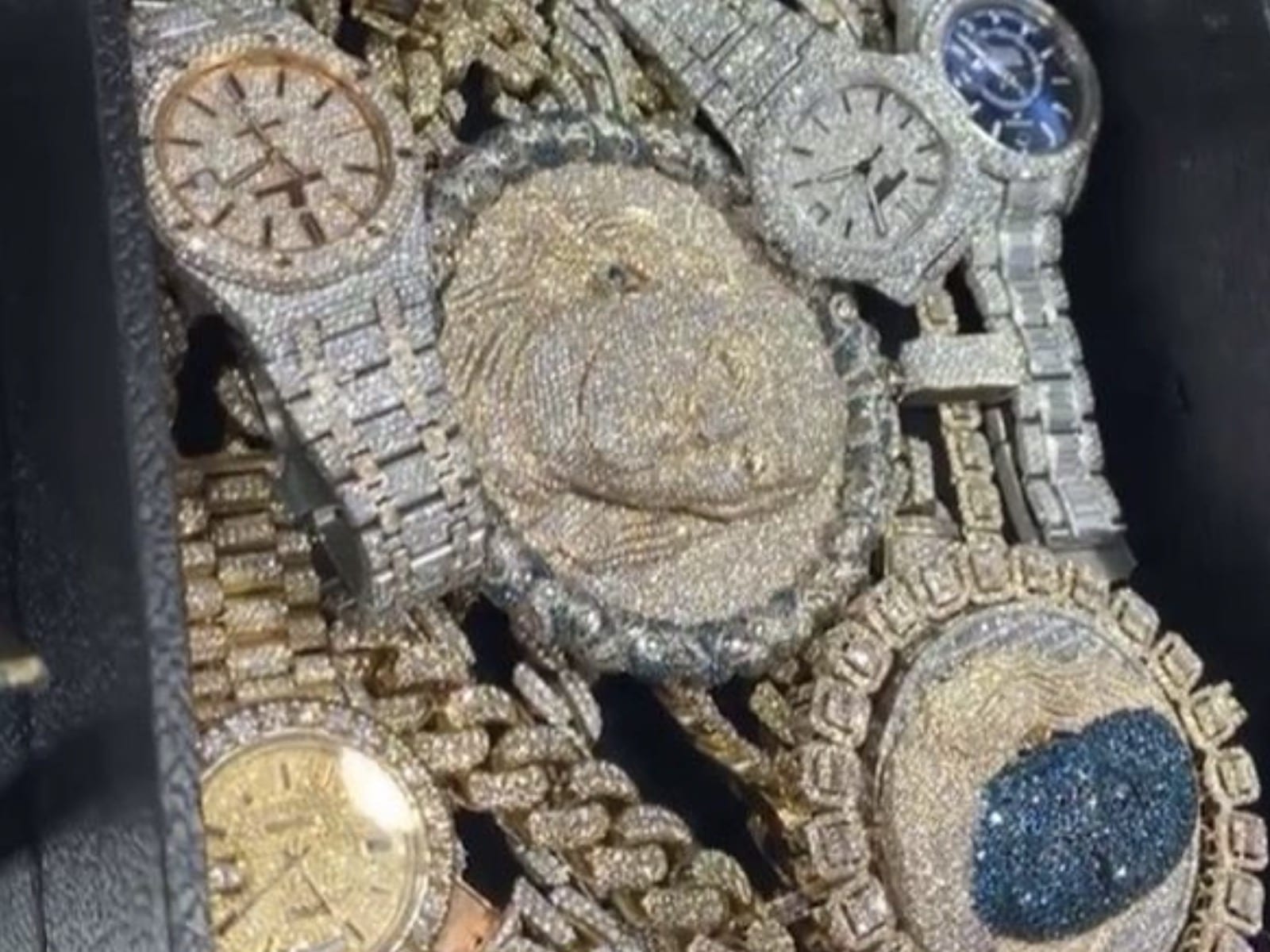 Blueface Shows Off His Insane Ice Collection: Who Got The Hardest