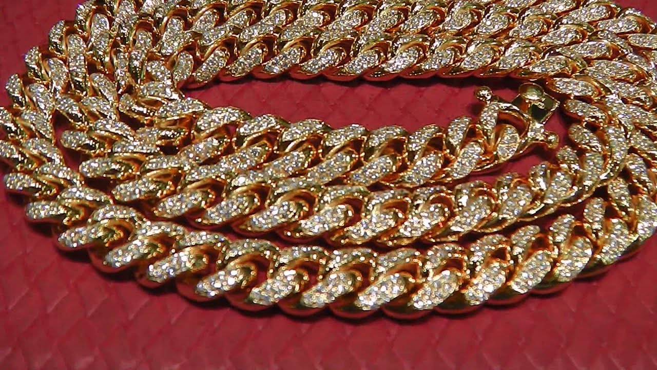 CUBAN LINK ICED OUT