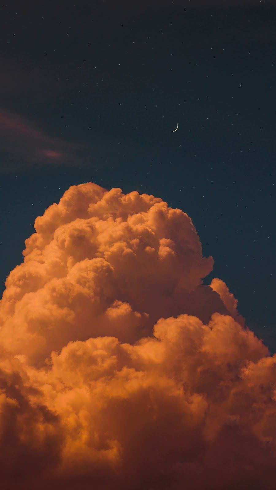 Brightest star in the night sky. Cloud wallpaper, Aesthetic