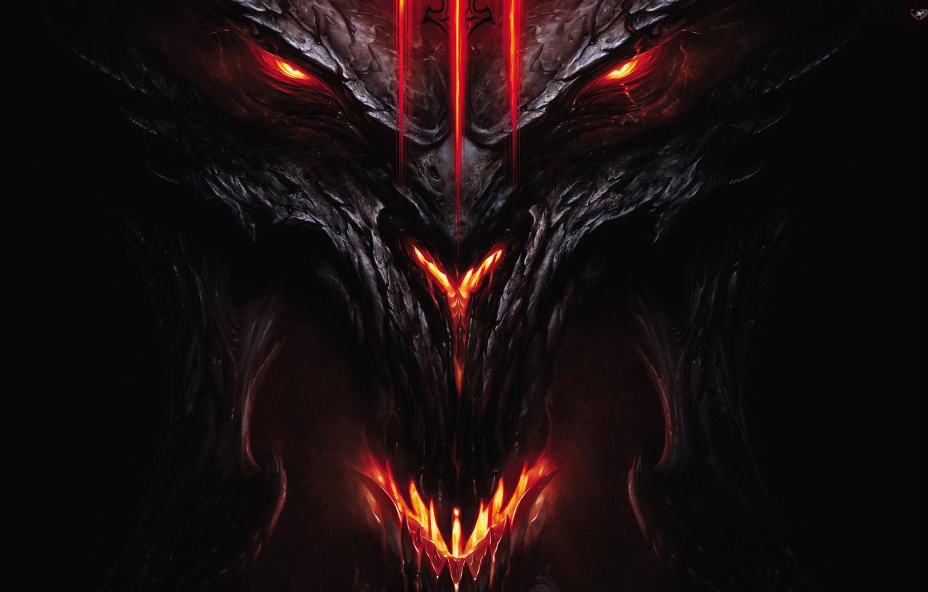 Wallpaper demon, Devil, Diablo Diablo III, face and head image