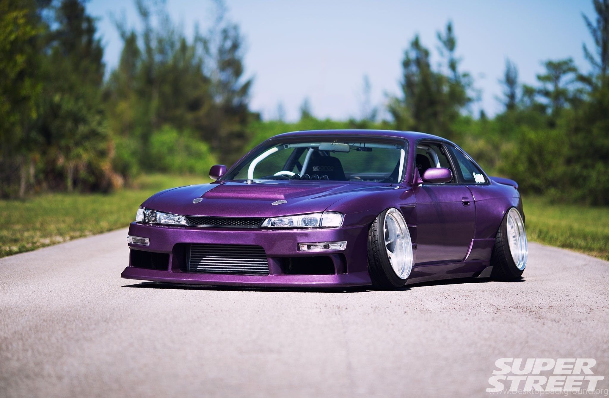 Nissan 240sx Coupe Japan Tuning Cars Wallpaper Desktop Silvia S14 Purple Wallpaper & Background Download