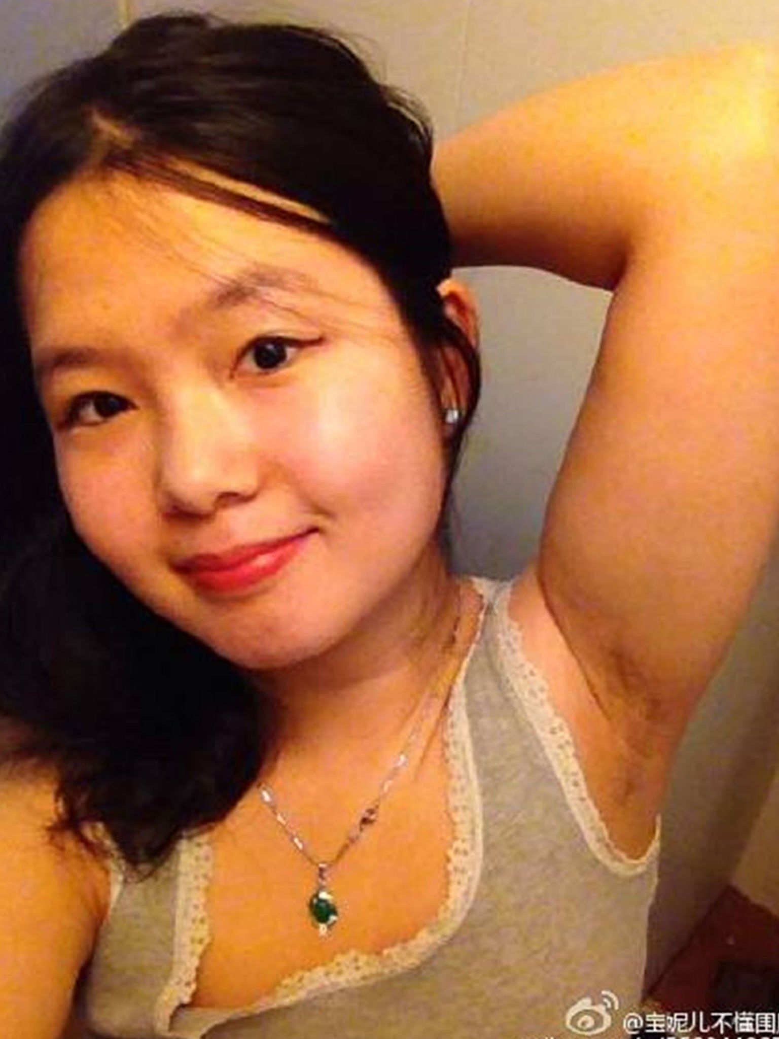 Chinese feminists are sharing photo of their armpit hair as part