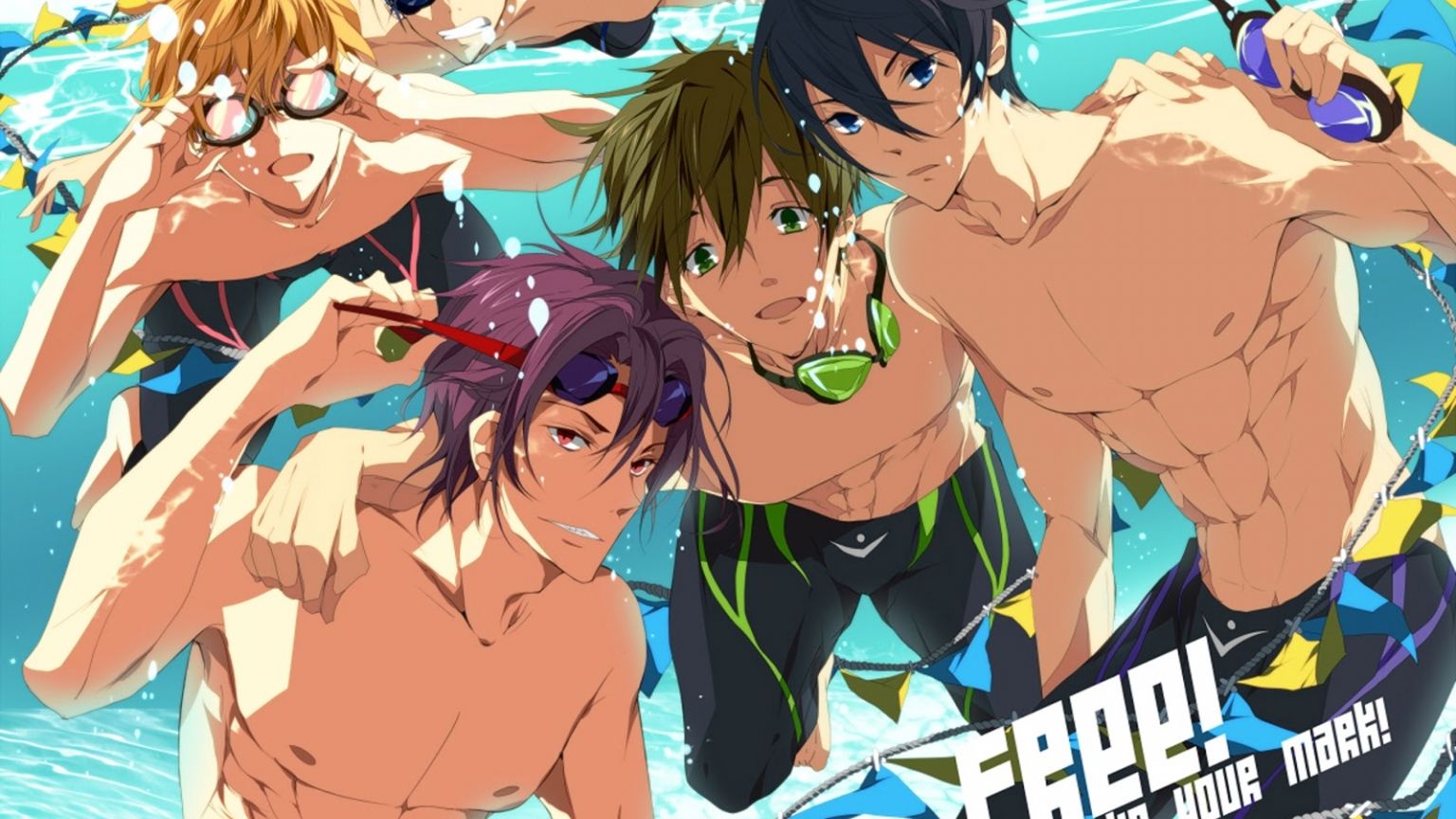 Free download Anime Swimming Men Boys Swimmer Goggles Underwater