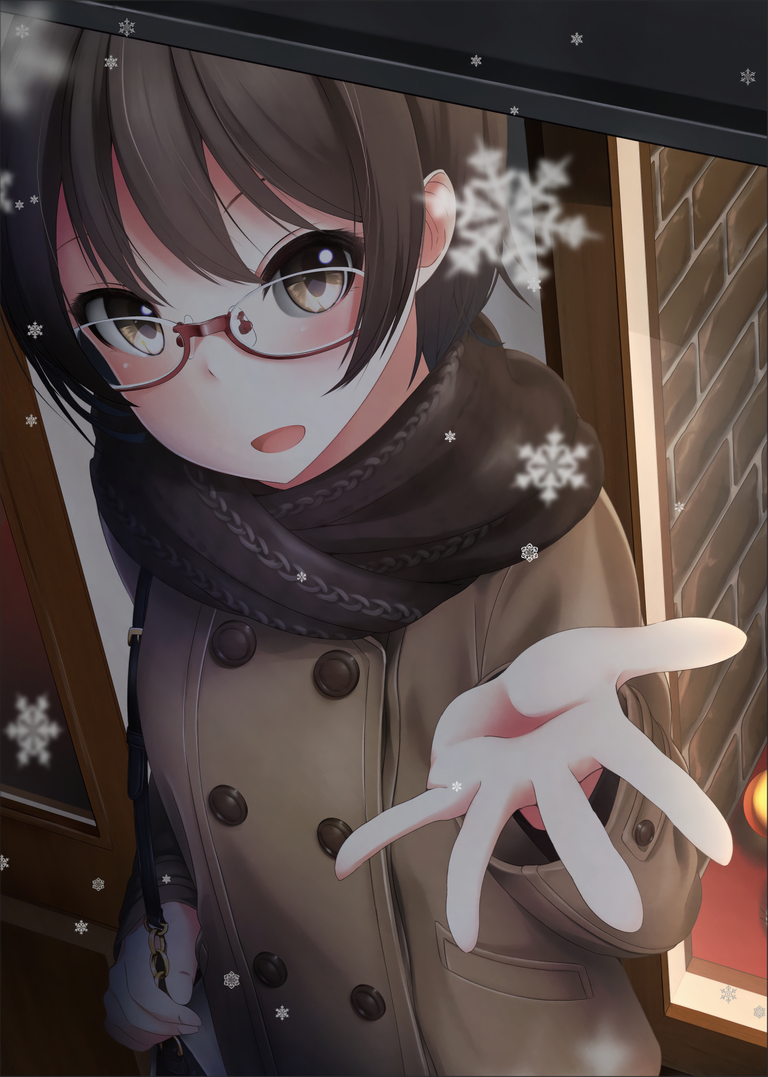 Cute Anime Girls Glasses Wallpapers Wallpaper Cave 