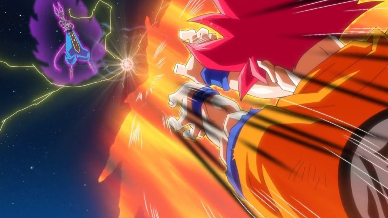 AMV Dragon Ball Super Goku Super Saiyan God Vs Beerus Undefeated