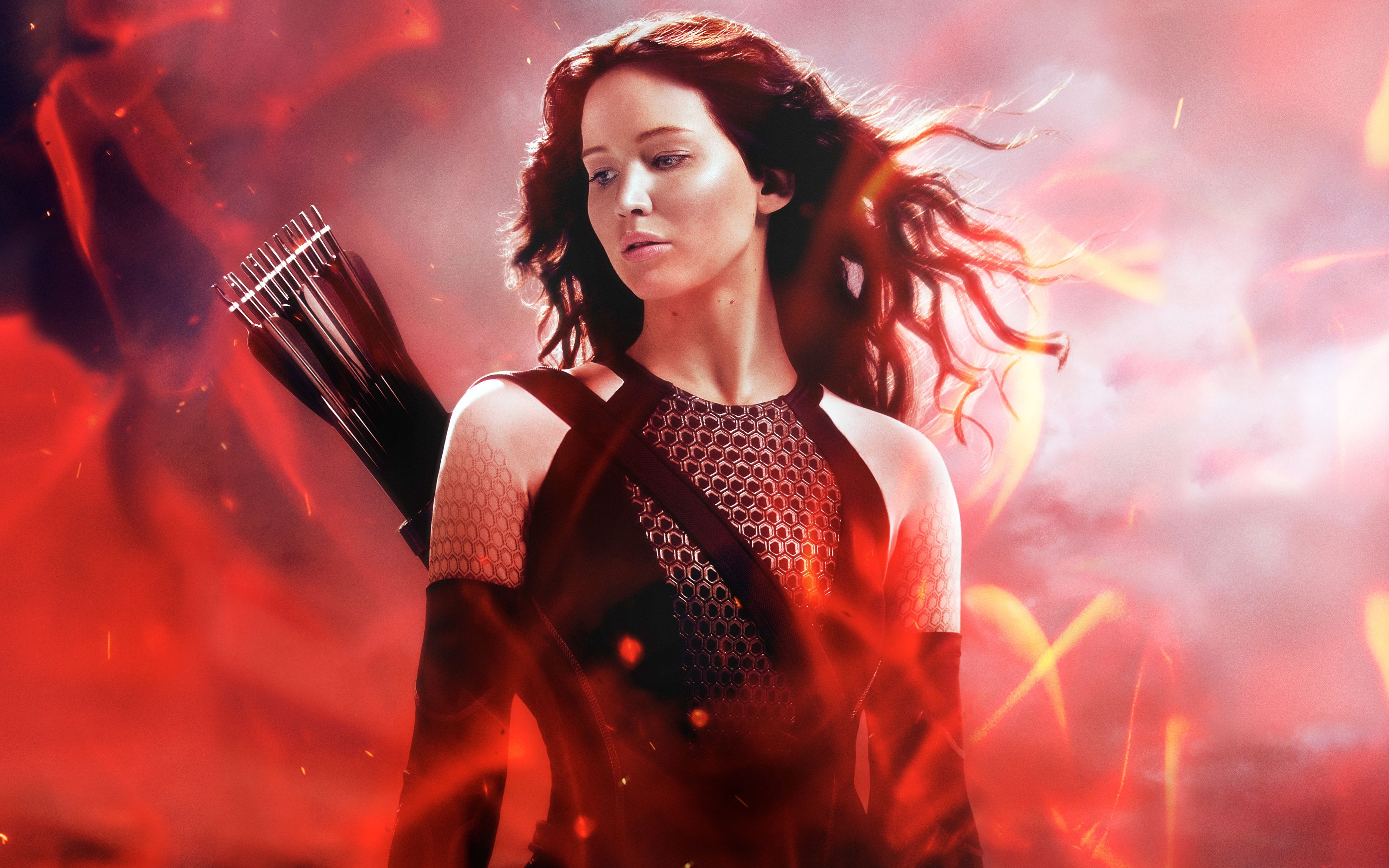 Katniss in The Hunger Games Catching Fire Wallpaper. HD