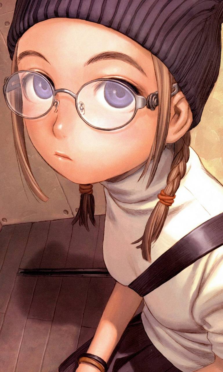 Cute Anime Girl with Glasses 4K Wallpaper iPhone HD Phone #4030f