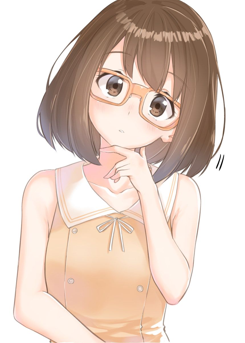 Anime girls wearing glasses