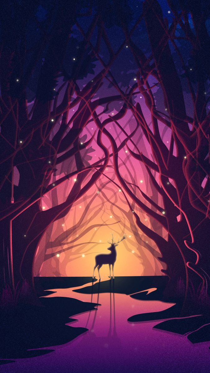Magical Forest Phone Wallpapers - Wallpaper Cave