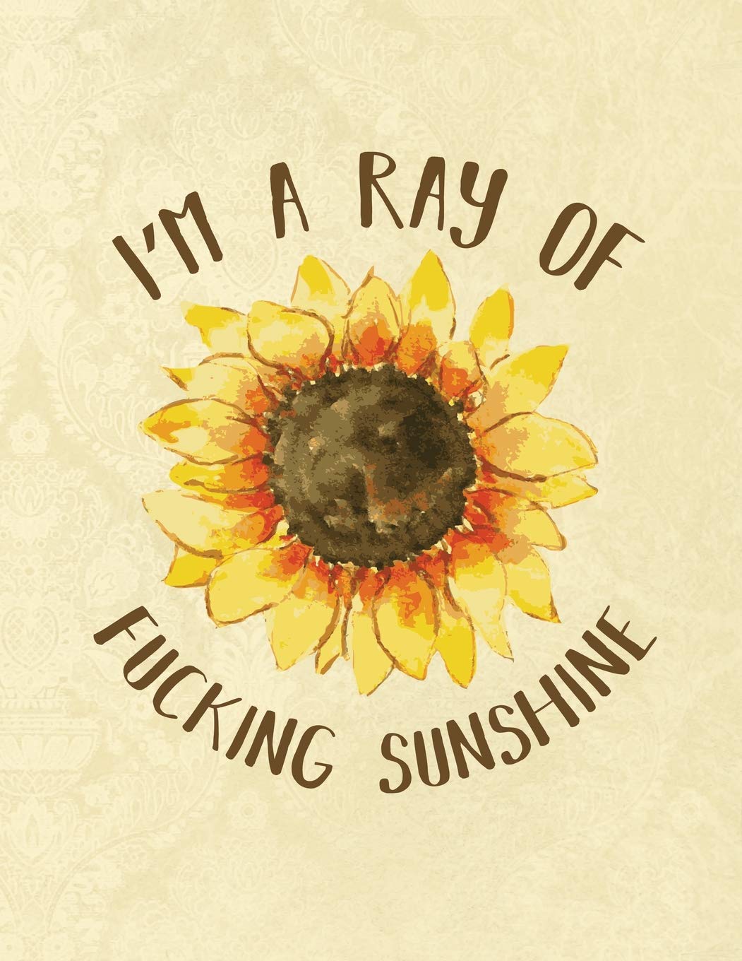 I'm a Ray of Fucking Sunshine: A Sweary Bullet Journal 8.5 x 11