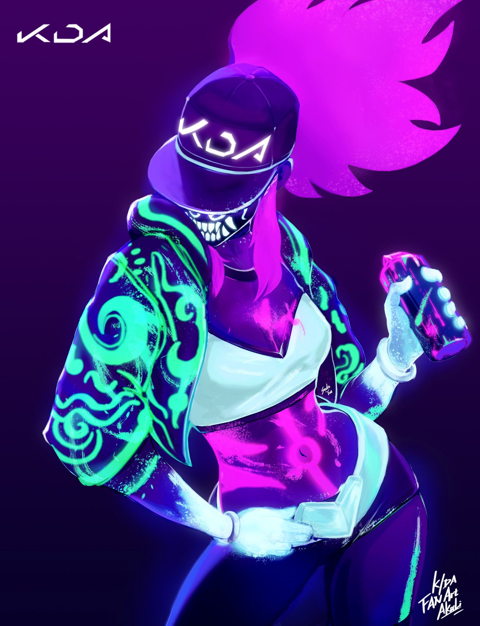 Wallpaper Engine] [4K] K/DA Akali by WLOP - Dou's Wallpaper Workshop -  YouTube