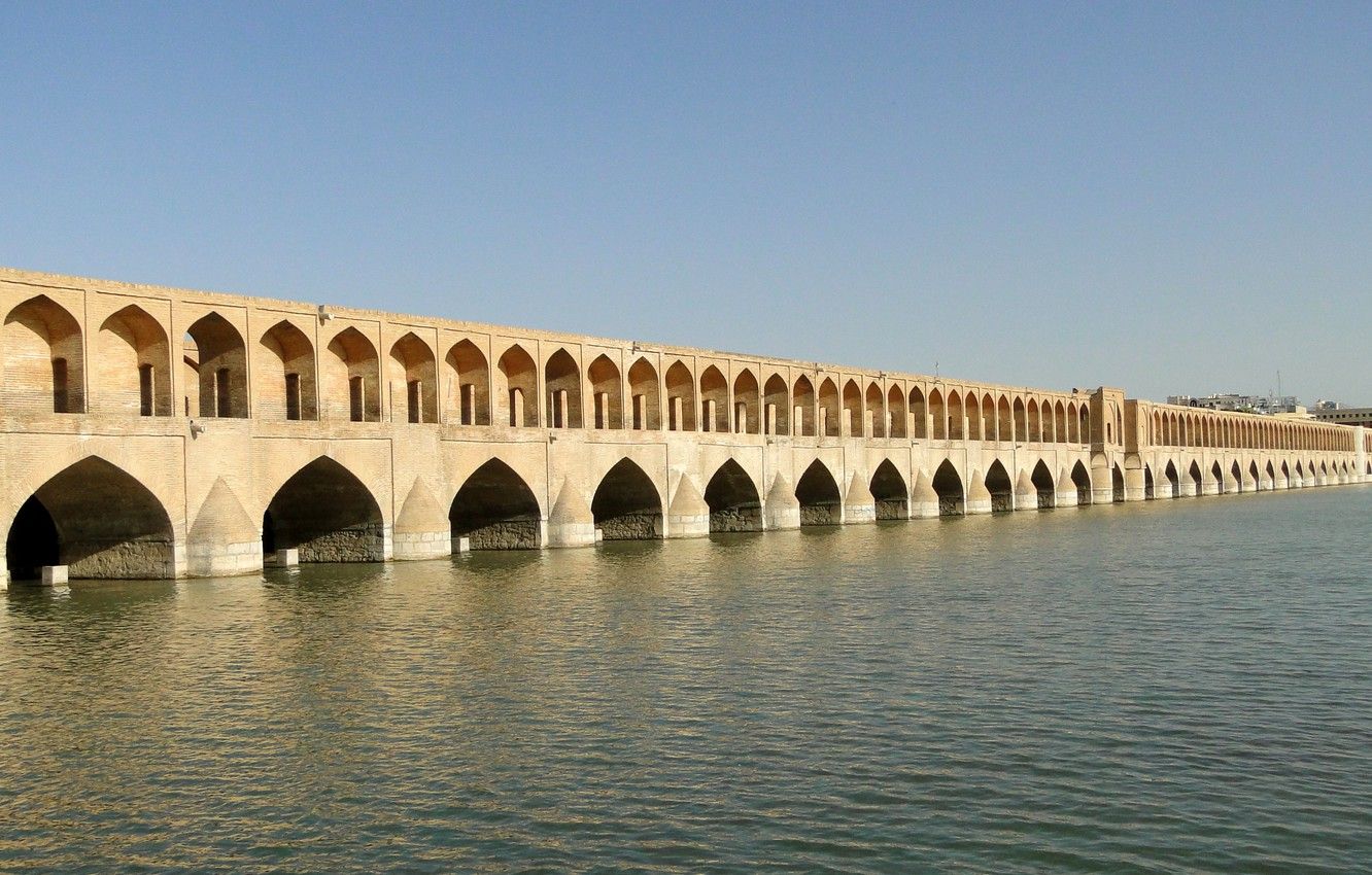 Wallpaper Bridge, iran, esfahan image for desktop, section