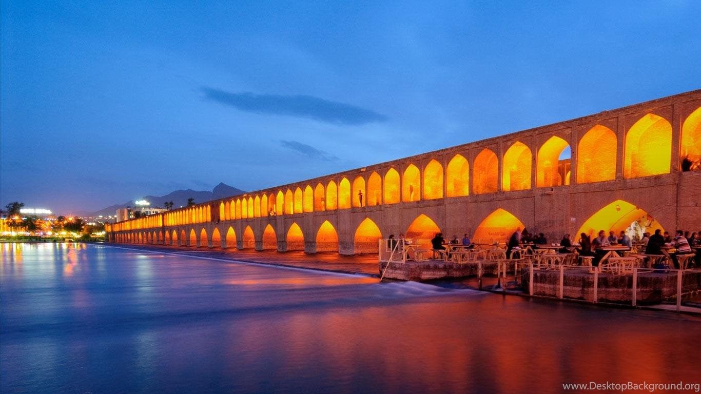 Wallpaper Ducks Unlimited The Si O Seh Bridge Esfahan Iran Andrea