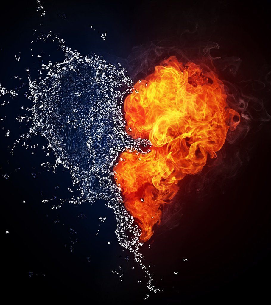 sLm Android wallpaper. Fire heart, Fire art, Fire