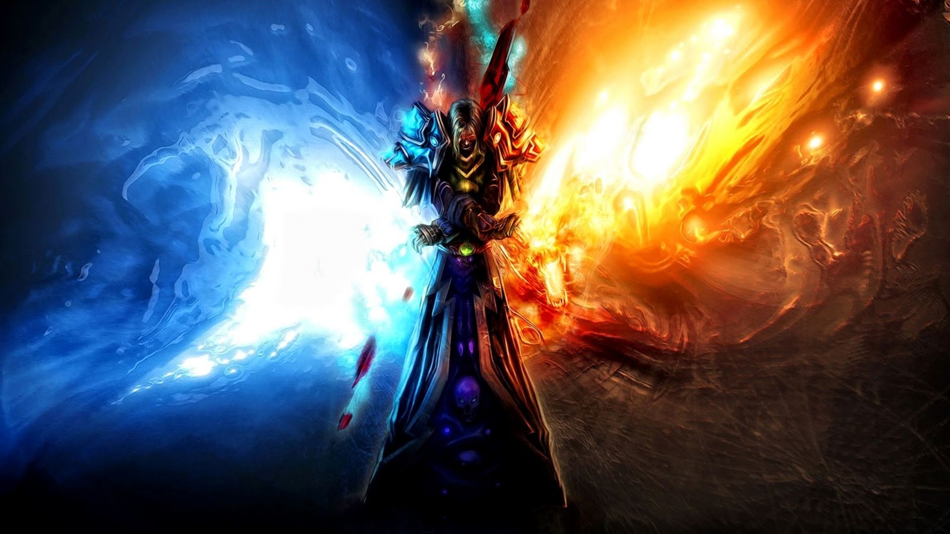 Free download Cool Fire And Ice Background Image Picture Becuo