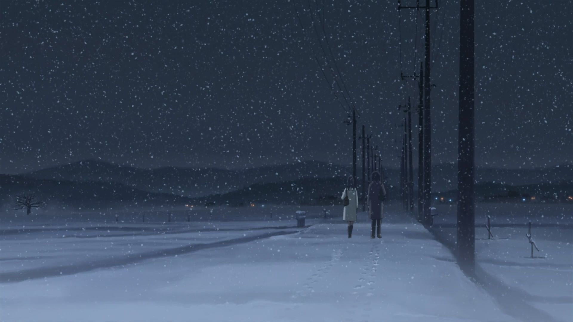 Anime Winter HD Wallpaper by Elle Shengxuan Shi
