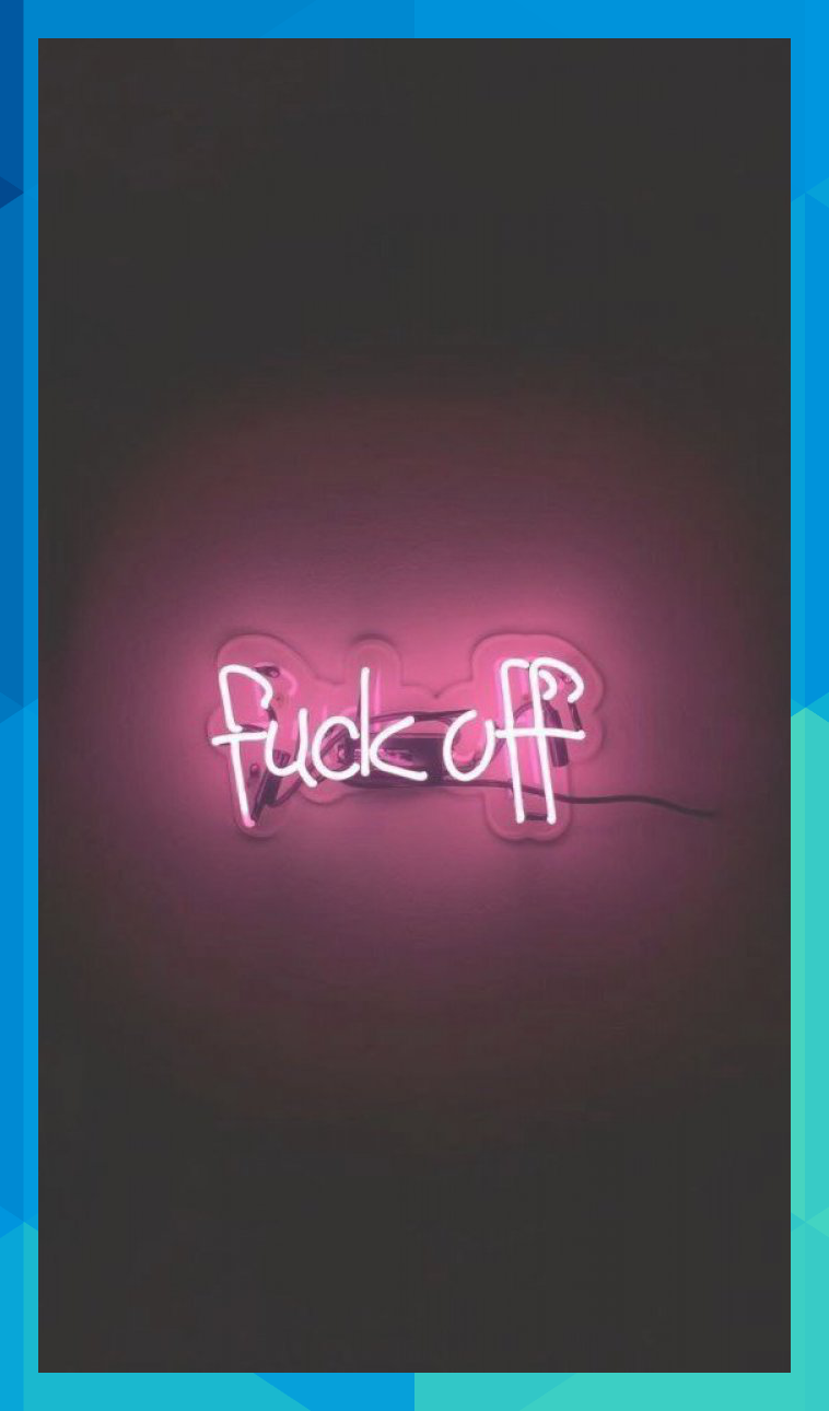 iPhone and Android wallpaper: F *** Off Wallpaper for iPhone and Android - #news #Makyaj #Evdekoru #Makeup #bestkadin #b. Quotes by emotions, Emotions, Quotes