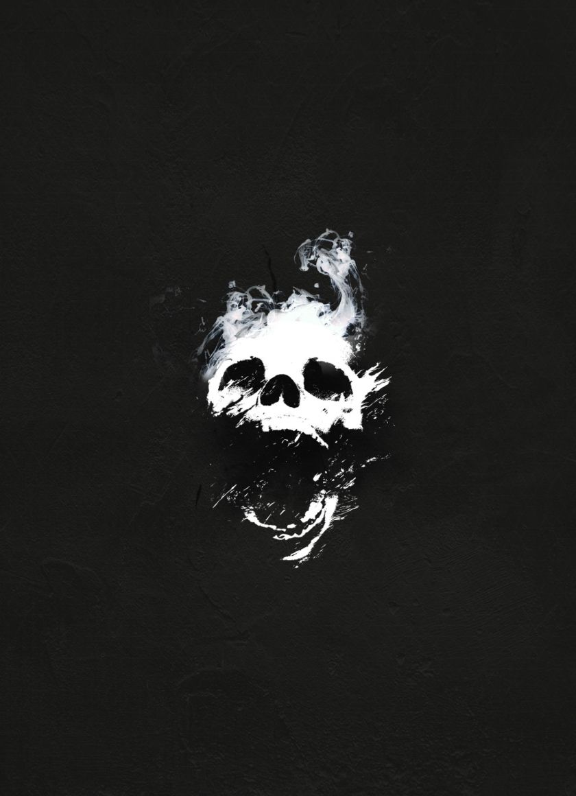 Download 840x1160 wallpaper skull, destiny 2, minimal, 2019 game