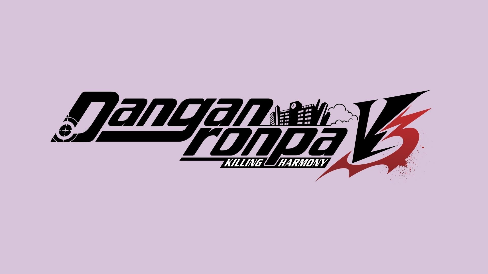 Danganronpa V3 Logo Wallpaper 67399 1920x1080px