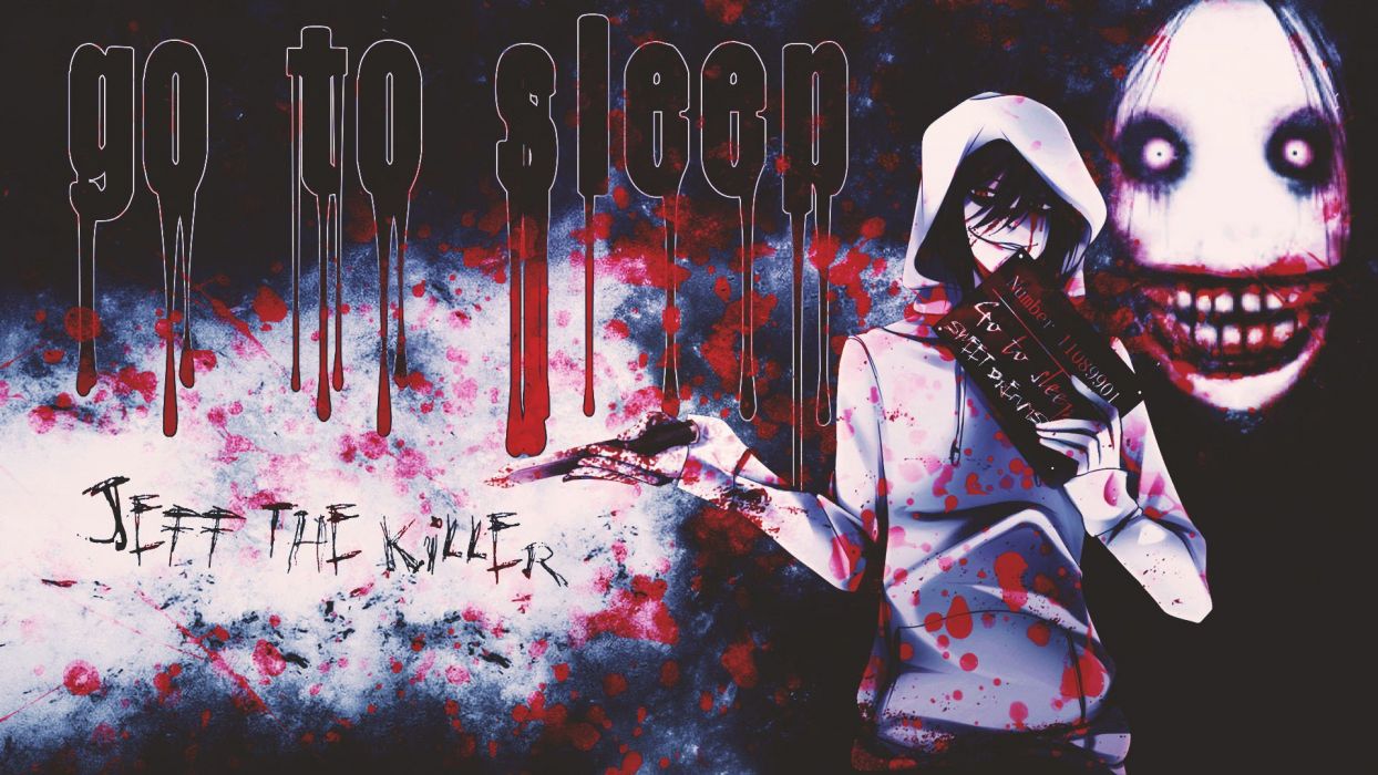 Anime original blood monster killer guy wallpaperx1080