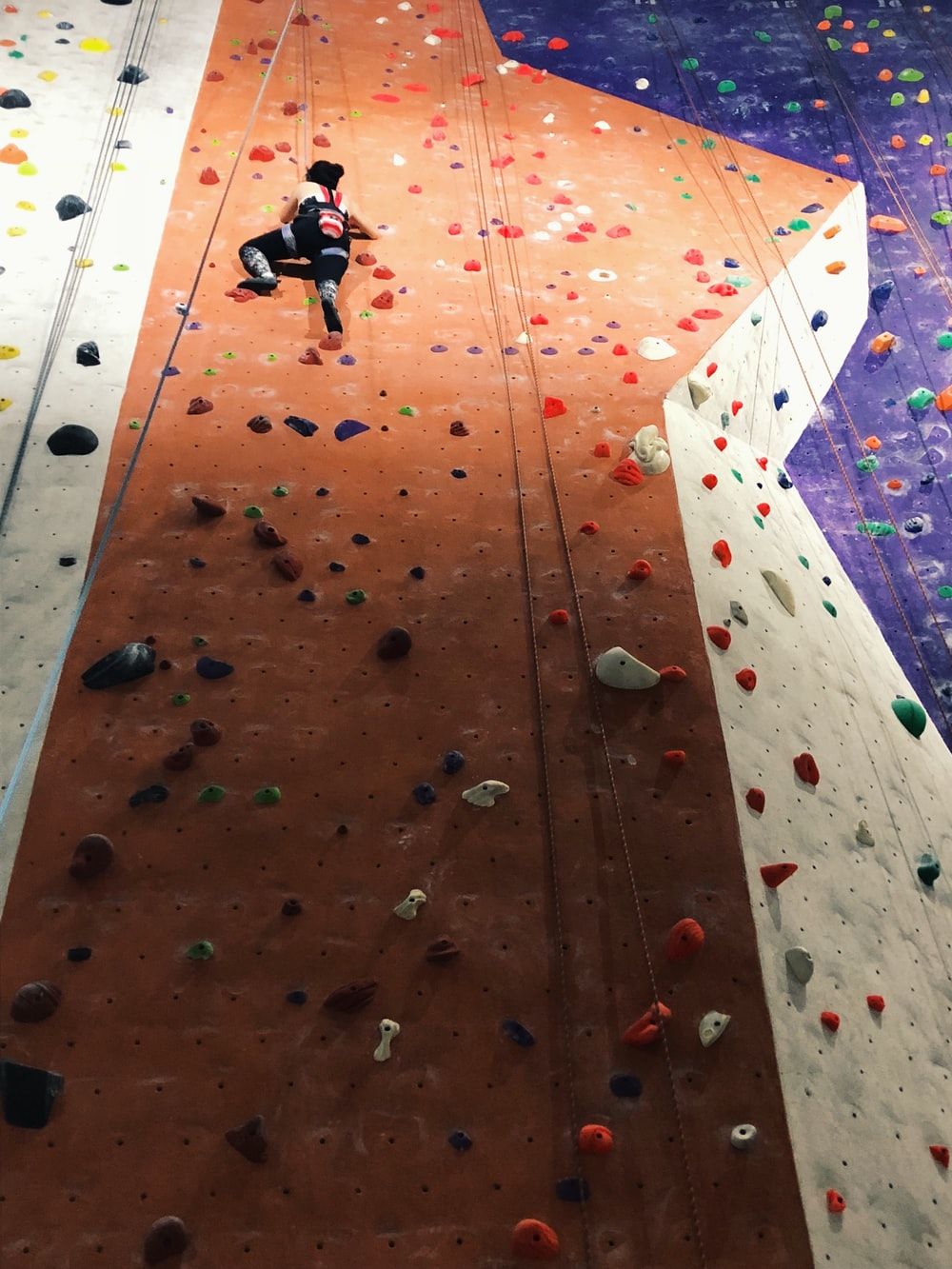 Indoor Rock Climbing Picture. Download Free Image