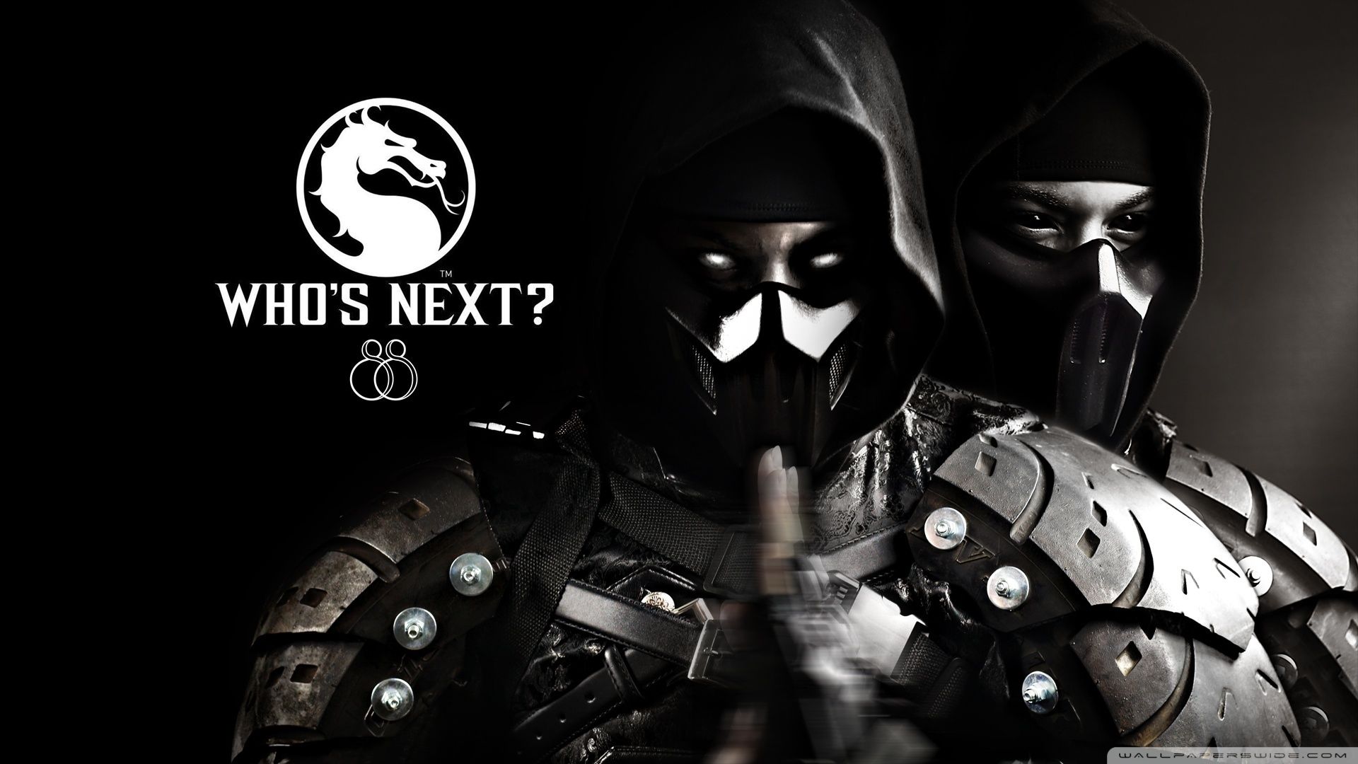 Wallpaper download eyes, mask, smoke, mortal kombat, character resolution 1920x1080