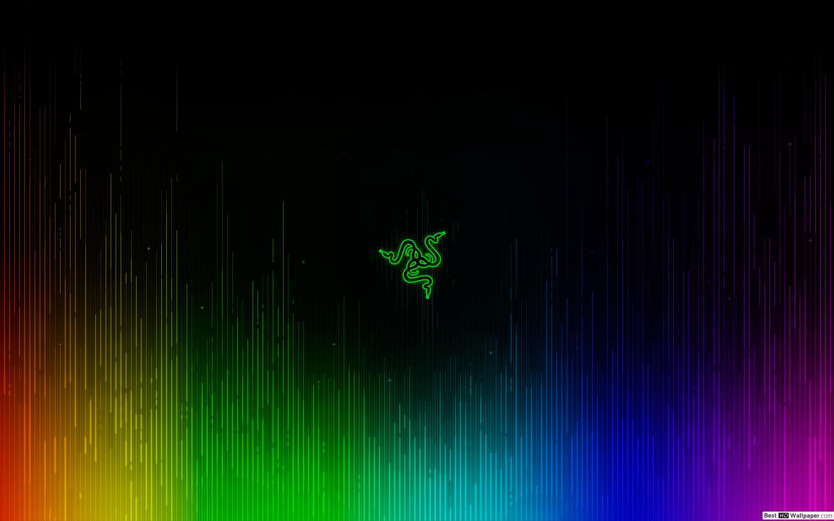 Razer Inc. amazing rainbow gradient background HD wallpaper download