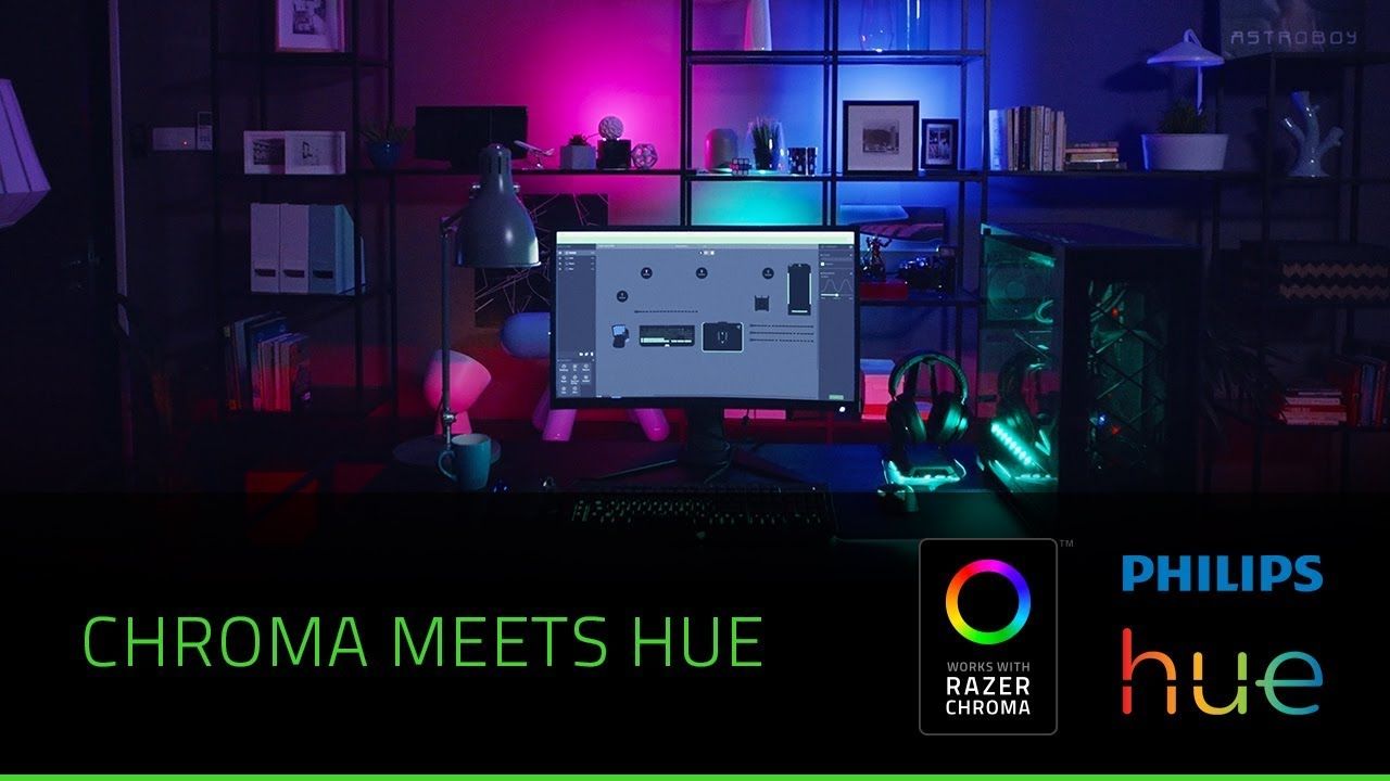 RGB Backlight for Gaming Systems Chroma and Philips Hue