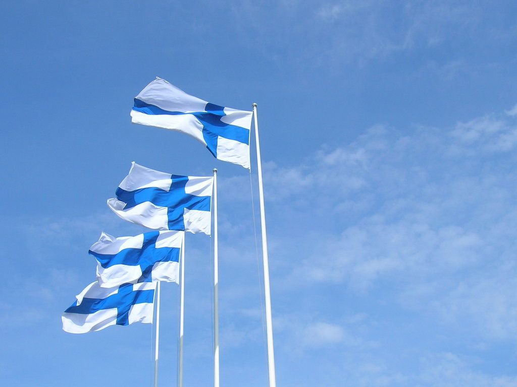 finland flag Large Image