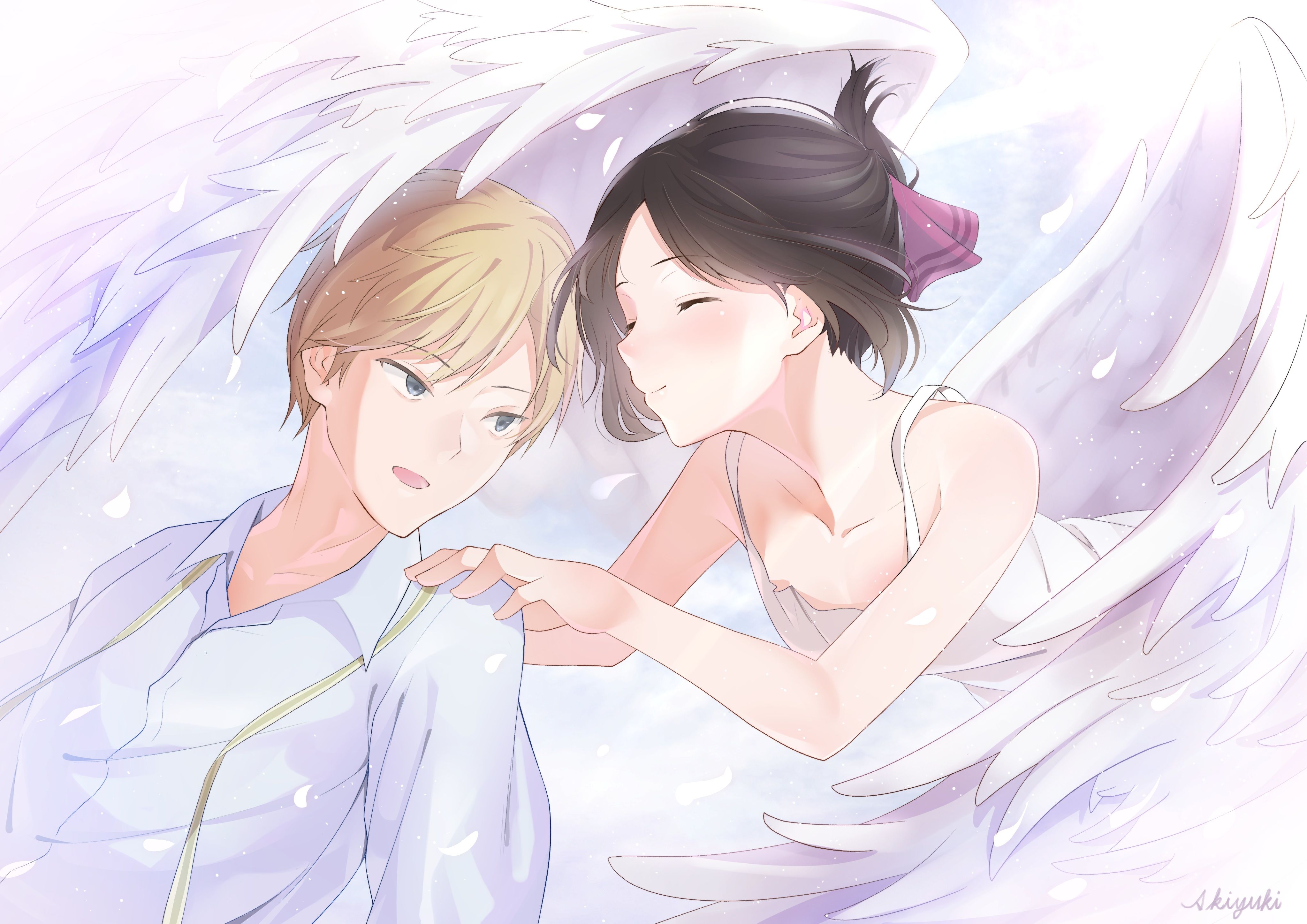 Kaguya and Miyuki 4k Ultra HD Wallpaper. Background Image