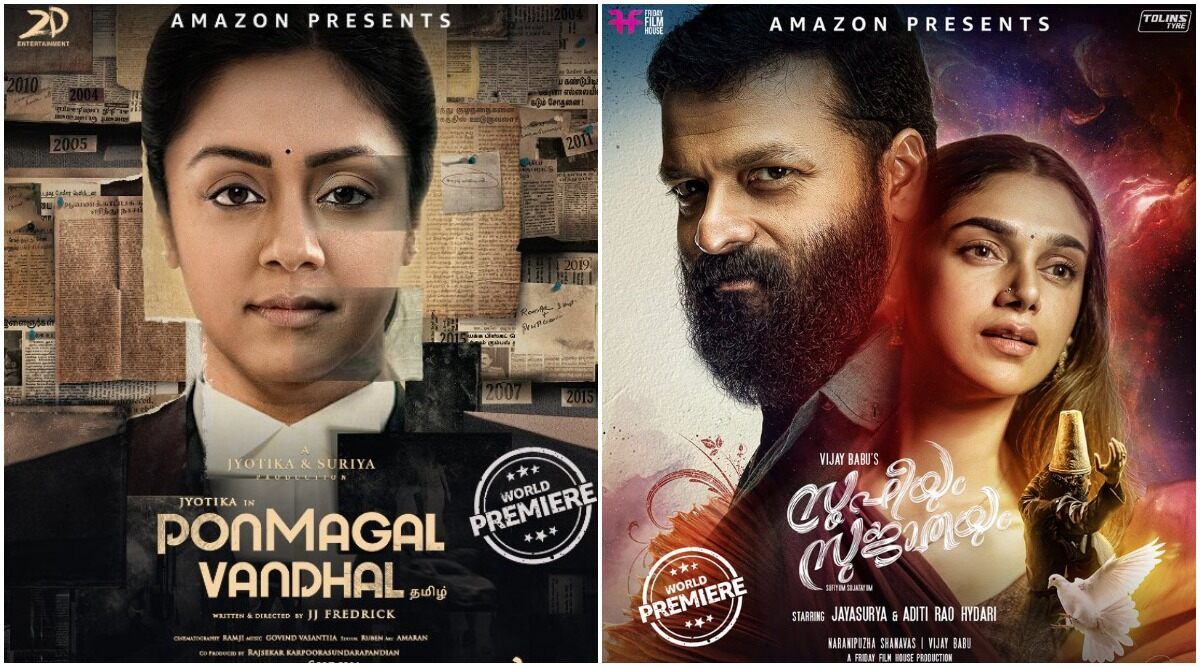 From Jyotika's Ponmagal Vandhal to Jayasurya's Sufiyum Sujathayum