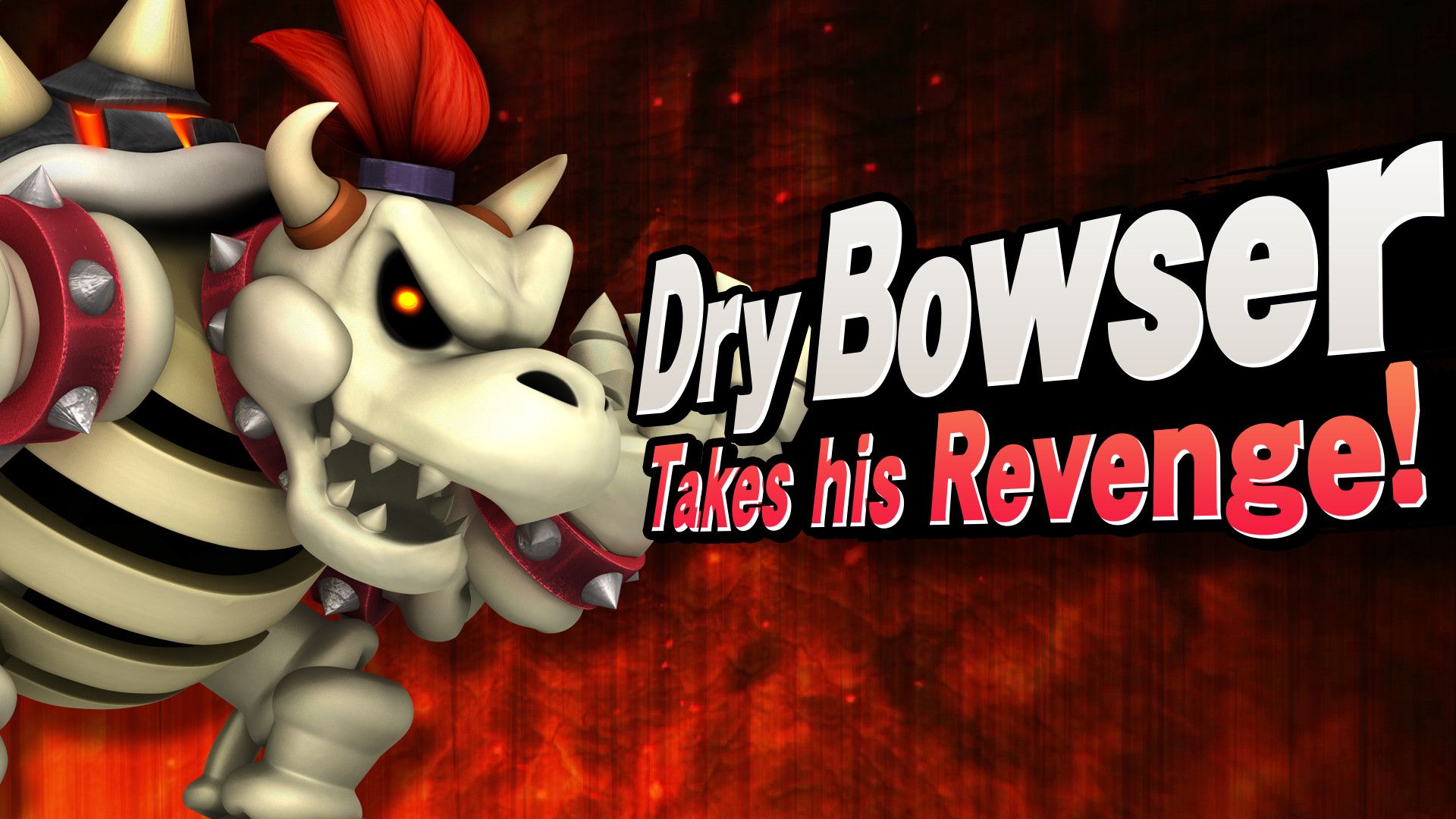 Dry Bowser (Smash 4 style) [Super Smash Bros. (Wii U)] [Skin Mods]