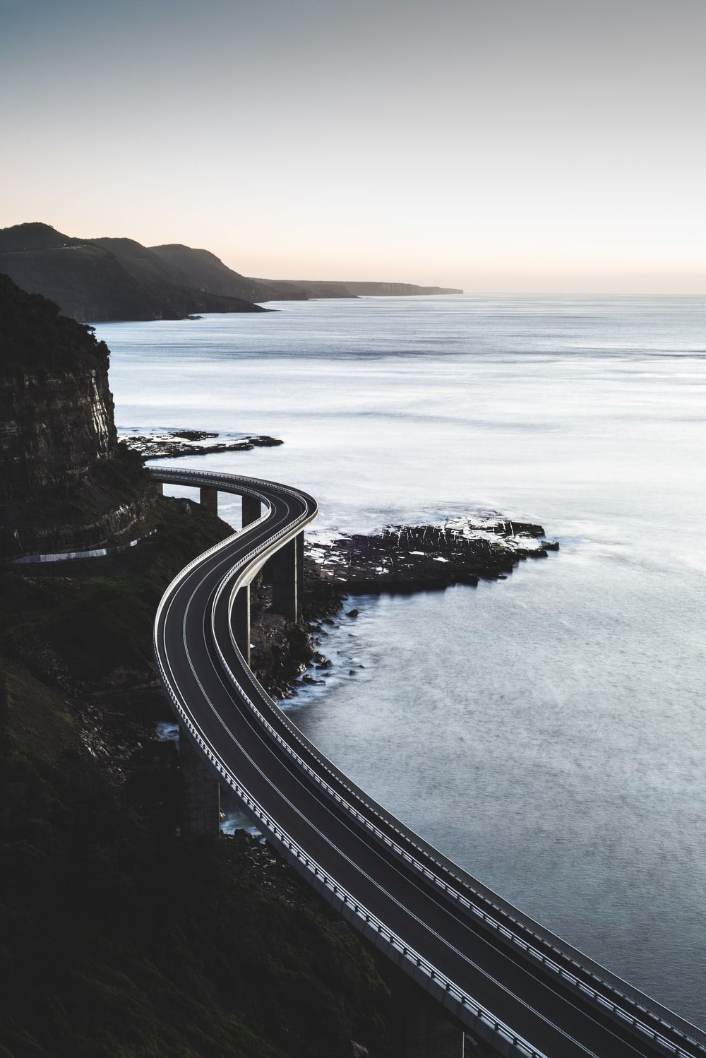 Sea Cliff Bridge Picture. Download Free Image