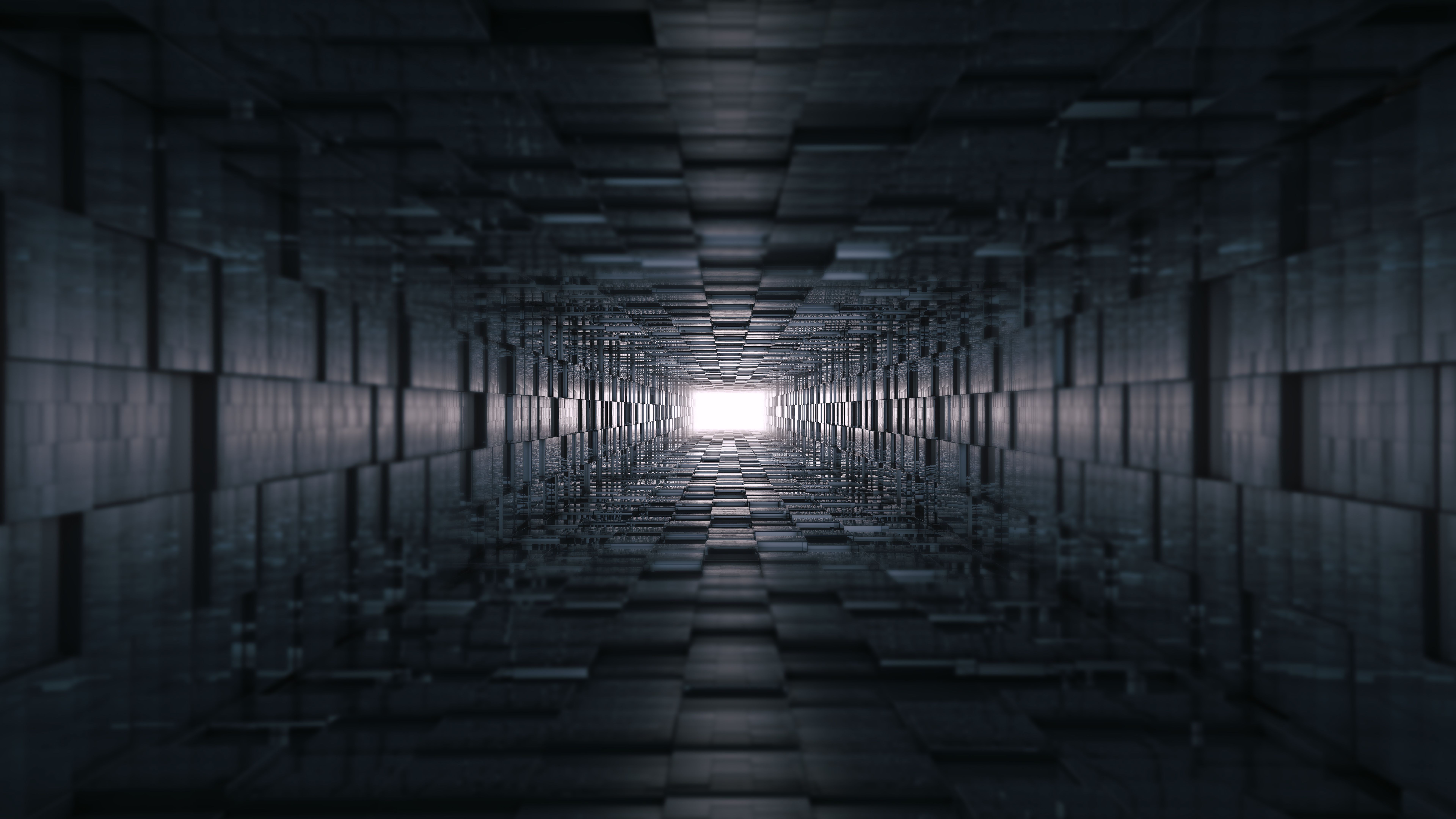 3D Tunnel Abstract 8k, HD 3D, 4k Wallpaper, Image, Background