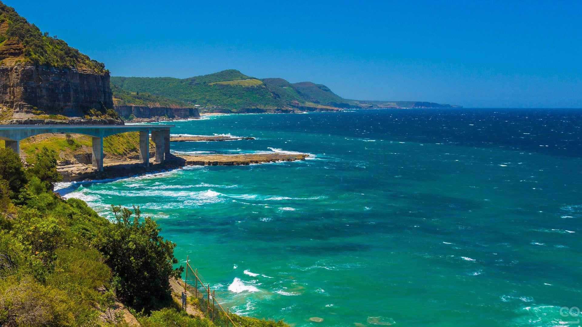 Sea Cliff Bridge on the East Coast of Australia