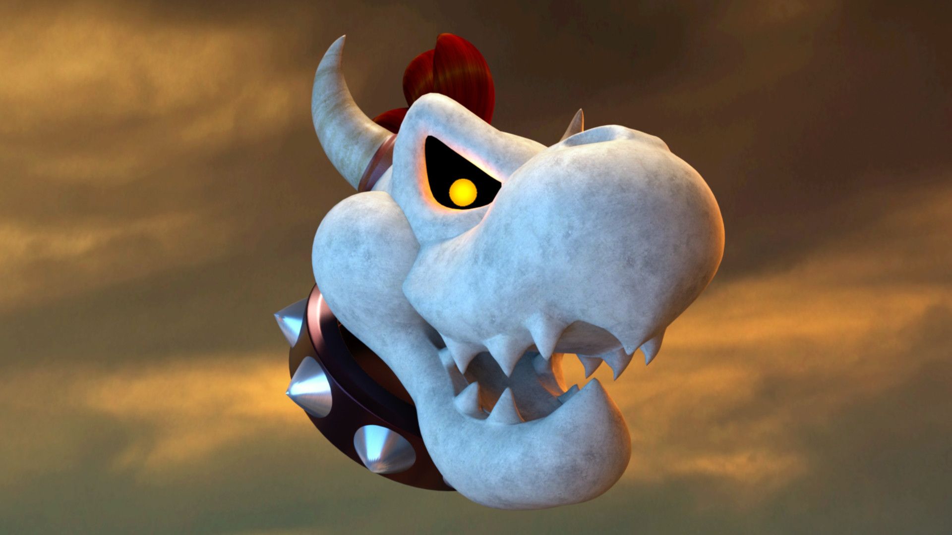 Dry Bowser's head from the Super Mario series, Lucas