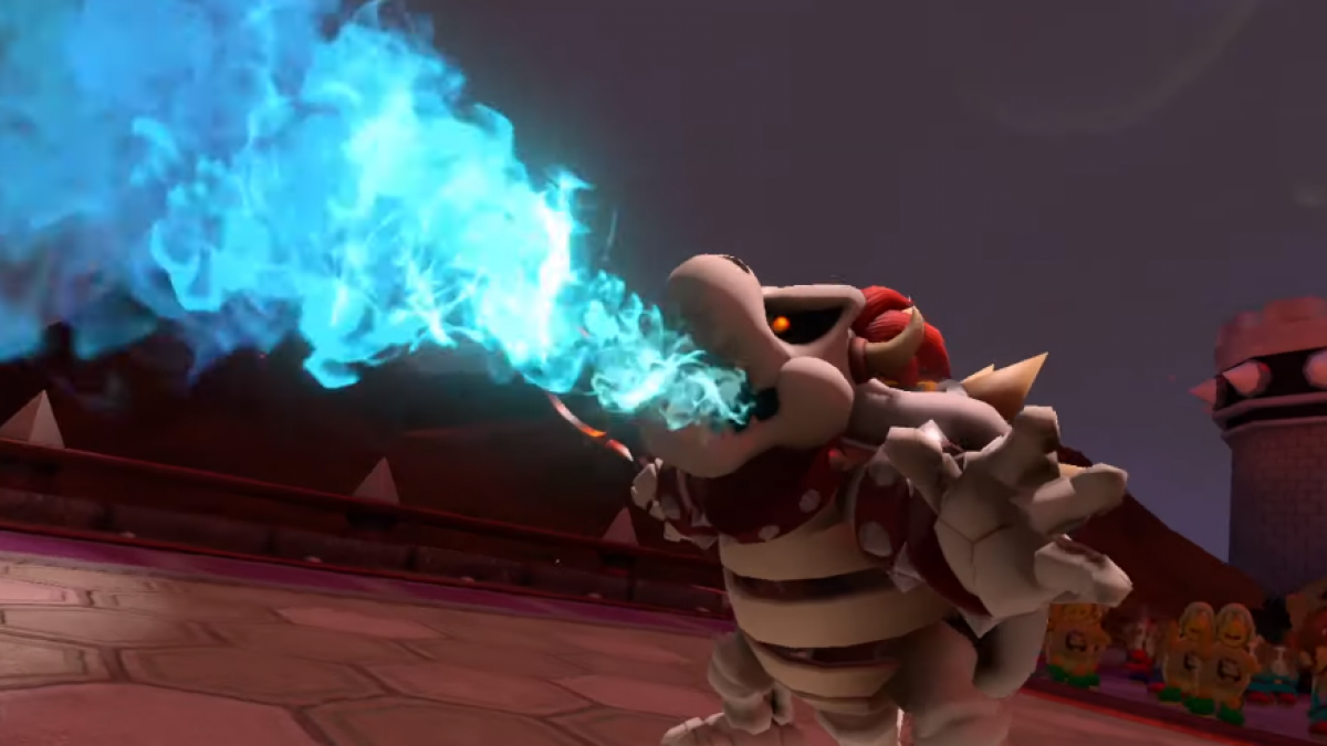 Dry Bowser joins Mario Tennis Aces this month