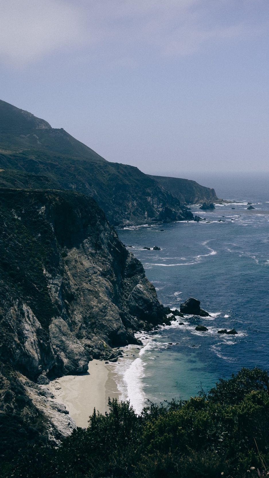 Download Wallpaper 938x1668 Coast, Sea, Cliff Iphone 8 7 6s 6