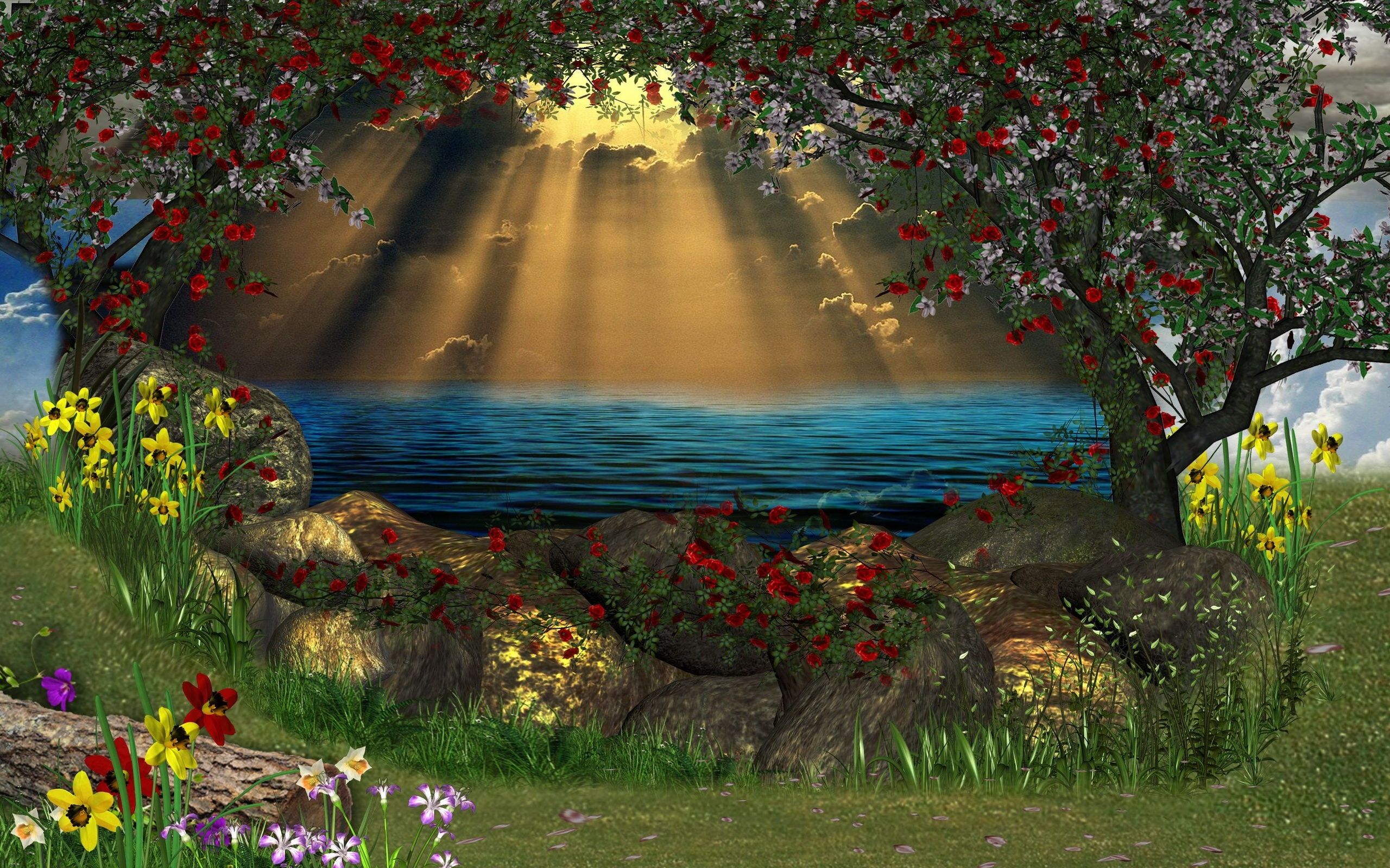 Magical Lake HD Wallpaper